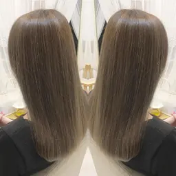 【前髪】カット+前髪モロッカン縮毛矯正+オージュアトリートメント ¥14300