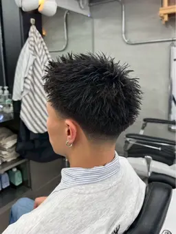 シャンプー+カット+フェード