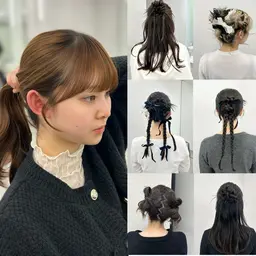 《🕊️小顔に見える前髪カット🕊️》➕参列ヘアアレンジ/ ヘアセット