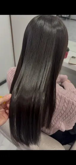 【私史上最高の艶感🔥】似合わせカット+縮毛矯正