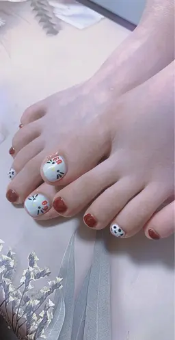 持ち込みデザイン、オフ、ケア込み、4本アート