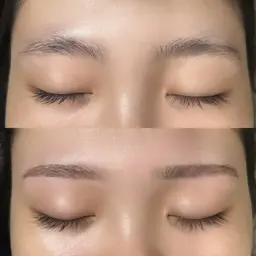 🩶HBL/ハリウッドブロウリフト(毛並み矯正、wax脱毛、メイク仕上げ)