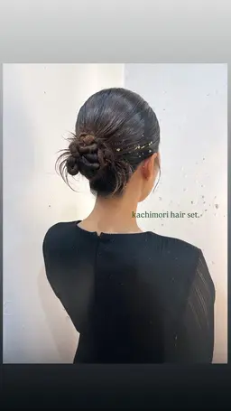 結婚式やパーティーヘアセット 🤍