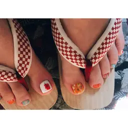 オフありの方🌈持込ok👌親指2本アート¥6500（現金、PayPayのみ）