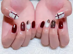♡当店人気NO.1定額デザインコース♡ジェルオフ無料＆ドライケア込み☆カラー・配置変更自由に出来ます☆