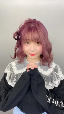 ブリーチなしダブルカラー+トリートメント🤍🍒🍒´-似合う色にします❣️