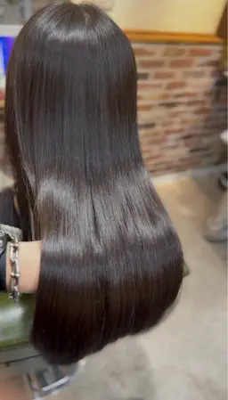 美髪縮毛矯正+トリートメント+カット