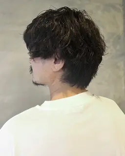 カット+メンズパーマ