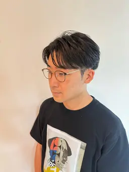 U24限定/メンズカット👦🏻💙/センターパート/ナチュラルセンター/