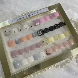 jrオフありフット定額ネイル✩.*˚