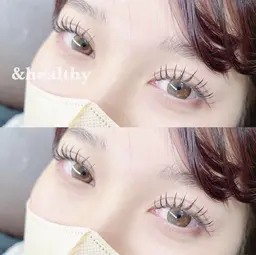 【🎀12月7日までのご来店限定価格🎀】次世代エクステ✨&healthyフラットラッシュ120本￥9500→¥7000