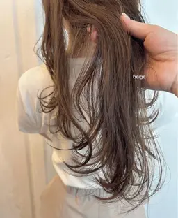 透明感color + カシミヤ2step treatment +髪の毛の内部までしっかり超音波アイロン付き🍃💫