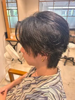 🚹メンズカット+フェザーパーマorニュアンスパーマ