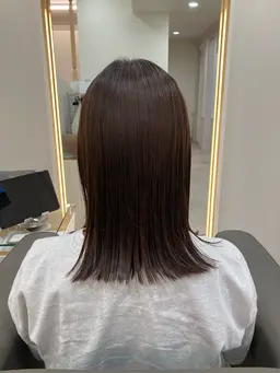 縮毛矯正ケアルーガ➕シャンプーブロー