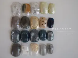 平日16時までのご来店限定サンプルニュアンスネイル~autumn~【オフ有】