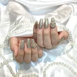 🔰口コミ記入必須【Jr】⭐️オフなし⭐️チップ長さ出し10本 マグネットorフラッシュワンカラー