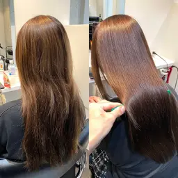 【ご新規様に1番選ばれています✨】カット＋ケアカラー＋色持ちジェルTR✨¥15400→¥10000 超音波トリートメント