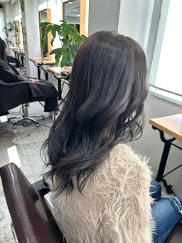 カット➕カラー⭐️透明感抜群カラー🩵レイヤーカット◎