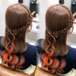 🤍No. 1人気メニュー🤍ヘアメ＋カラー🤍