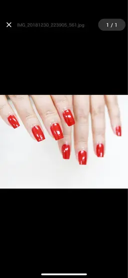 マニキュアワンカラーコース(丁寧ウォーターケア込)