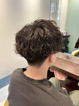 メンズカット+パーマ