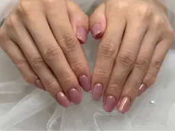 オフなし💅ワンカラー(2色選択可)/ラメグラ　♦︎有料でパーツをおつけすることもできます🤍