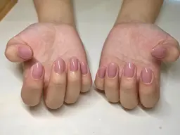 🎀【オフなし】ハンドちゅるんワンカラー🎀パラジェル変更🙆🏻‍♀️武蔵小金井