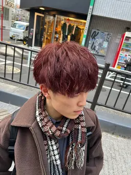 骨格似合わせカット＋ケアブリーチWカラー