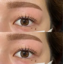 【U24学割】パリジェンヌラッシュリフトorまつ毛パーマ+アイブロウwax