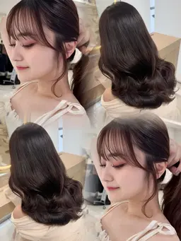 🪽前髪・お顔周りcut➕one color✨