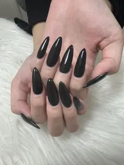 チップ+ジェル長さ出し【ワンカラー/ラメグラ】★ソフトオフ無料★