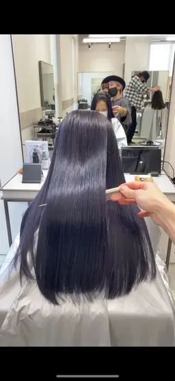 縮毛矯正/ストレートパーマ+カット+水トリートメント