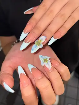 【チップ長さだし✨】+アート10本💅持ち込みデザイン🆗