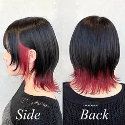 【ボブ・ウルフ限定】カット+インナーカラー