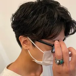 カット+メンズパーマ