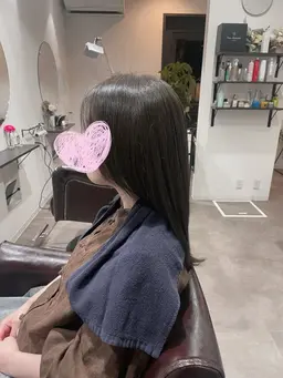 透明感カラー  #外国人のような透け感ワンカラー✨️