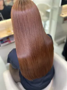 【大人気フルコースメニュー‼️】超低ダメージ髪質改善＆フルカラーリングで理想の艶髪へ✨【カット＋カラー＋酸性ストレート】