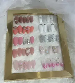 【🌟サンプルモニター募集🌟】撮影OKで特別価格♡ワンホン・ガーリーネイル💅🎀(オフ込み)