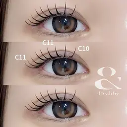 【マツエク➕パーマ】＆Healthyアンドヘルシー、LED80本