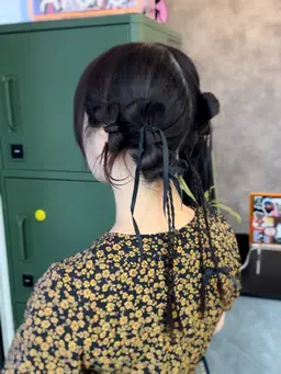 🎀【お呼ばれ・イベントに♡】抜け感たっぷり🫧おしゃれアップスタイル✨