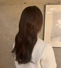 【当日限定クーポン💠】透明感ワンカラー＋うる艶トリートメント(鎖骨下/ロング/ミディアム限定)