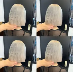 🔹トリプルカラー🔹ケアブリーチ➕ケアカラー➕ケラチントリートメント【ハイトーン/髪質改善/艶髪/美髪/韓国ヘア】