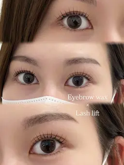 〈当店人気No.1🎀〉まつ毛パーマ+アイブロウWAX