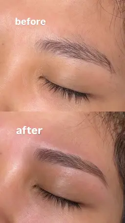 眉スタイリング(wax &間引き)