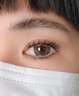 まつ毛エクステ100本(フラットラッシュダブルに変更可能)