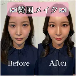 【つけまつげ付き🩷】韓国メイク🇰🇷 (韓国アイドルに！？🫣💕1本ずつ付けるつけまつげで束間まつ毛が可能✨)