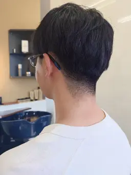 土日祝限定メンズカット+眉毛カット+フェイスシェービングコース