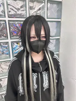 ★エクステ★シールエクステ・ロング（長さヘソ上）40枚￥10000