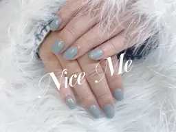 ハンドネイル ワンカラー オフなし ケア込み