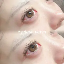 🎀まつ毛パーマモデル🎀ストレートタイプorカールタイプお選びいただけます!(⚠️オフなし)